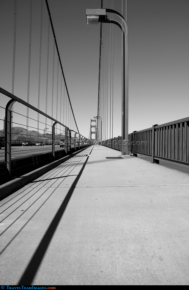 on Golden Gate Bridge, SF