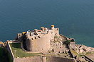 Aerial view of Elizabeth Castle