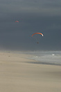 Paragliding over the beach outside Cape Town