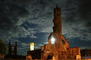Night view of the St Andrews Cathedral