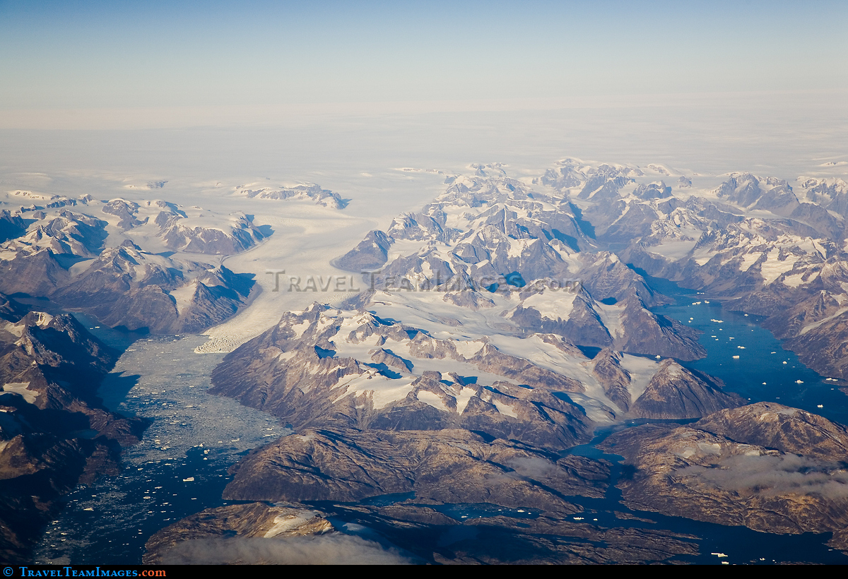Frozen Greenland Landscape