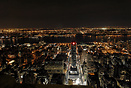 a view to the west from Empire State. Part of the Madison Square Garde...
