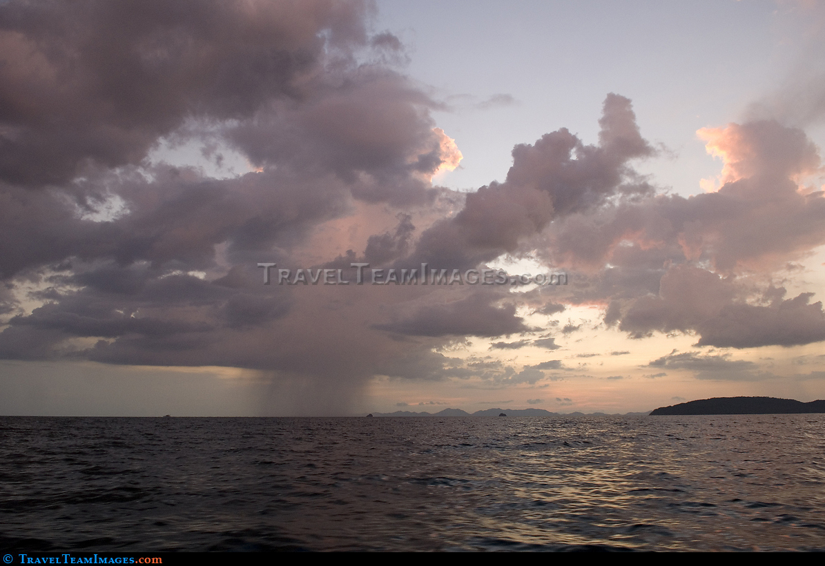 Sundown over Andaman Sea