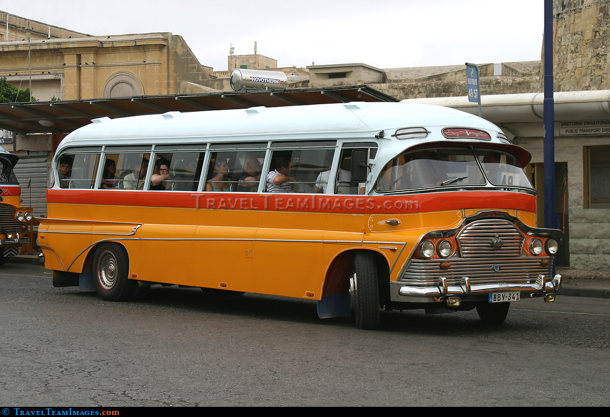 Bus in Valletta