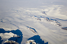 Greenland Landscape detailing Snow covered landscape, hills, cliffs an...