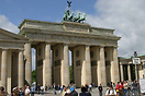 A view of the Brandenburg Gate in Berlin