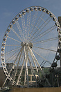 The big wheel in Exchange Square, central Manchester