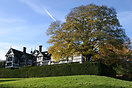 An example of a traditional black and white timber manor house - Bramh...