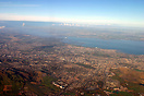 Aerial view of the city of Edinburgh
