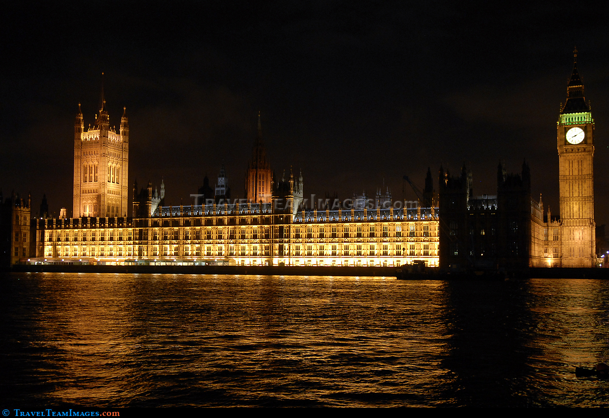 Westminster at night