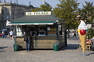 Ice cream and sausage bar.