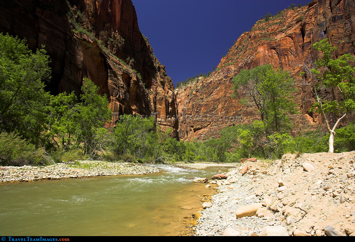Virgin River, Zion Canyon