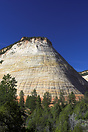 The checkerboard effect comes from erosion of the sandstone beds and t...