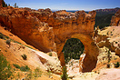 A natural arch, 85 feet long and 125 feet high.