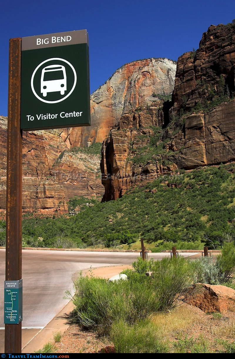 Bus Stop, Zion National Park