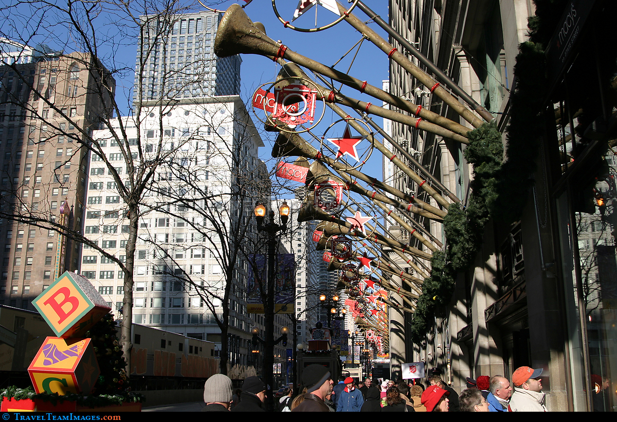 Christmas shopping at Macy's