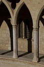 700 year old Bellver Castle. Gothic architecture in Mallorca, Spain.