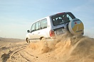 Dune Driving in the desert