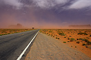 Sandstorms like this are typical for the area. Generally lasting as mu...