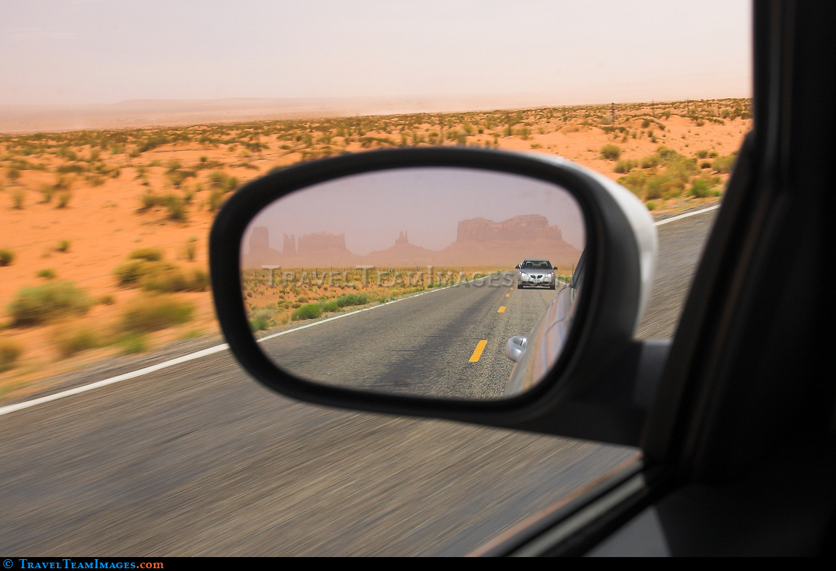 Driving through Monument Valle