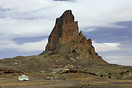 Towering 7100 ft. into the air, Agathla Peak can be seen easily from t...