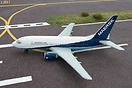 Lego Boeing 737 plane in the colours of local airline Maersk Air