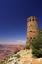 Perched precariously on the edge of the canyon is Desert View Watchtow...