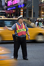 Heavy traffic at Times Square