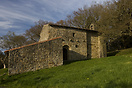 The Romanesque chapel of San Miguel de Zumetxaga dating from the 12th ...