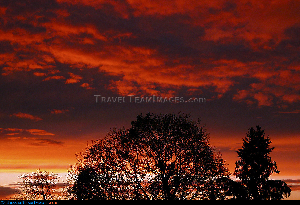 Sunset over Munich
