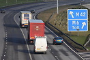 The M42, M6 Toll motorway interchange near Curdworth