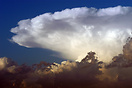 Cumulonimbus storm clouds
