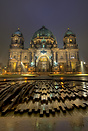 The Cathedral seen behind the fountain in the Lustgarten