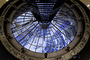 Looking down from the Glass Cupola in the Reichstag.