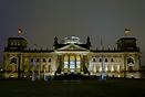 The Reichstag at night