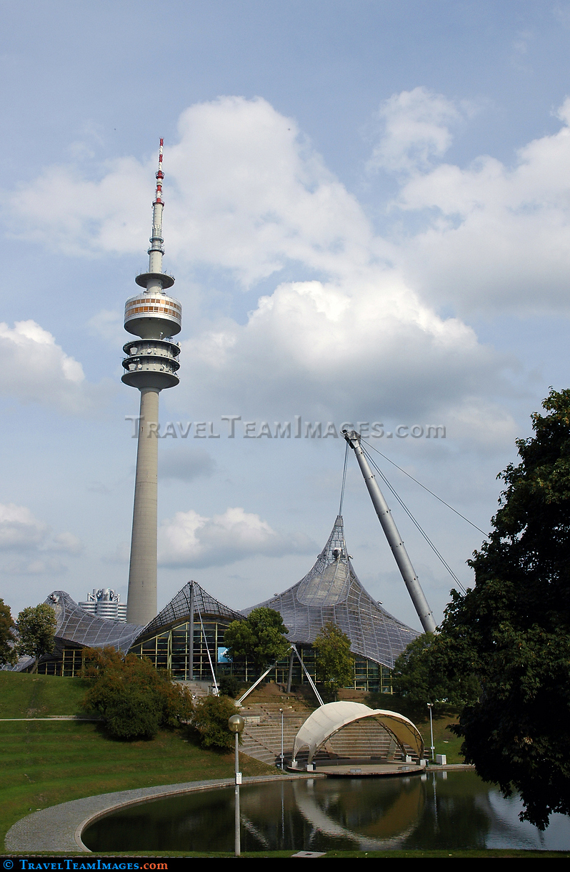 Olympic swim hall and tower