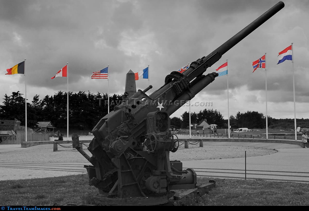 Flags, Omaha Beach