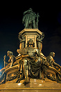 Statue of Maximilian II. on the Maximilianstrasse