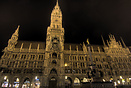 A gothic council hall, located at Marienplatz, Mary's Square in Englis...