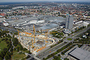view from the Olympic tower towards the BMW factory, tower and Museum ...