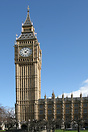 The famous clock Big Ben in London