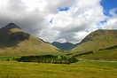 Railway through the mountains, Scottish Highlands