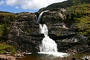 Snow melt waterfall, Scottish Highlands