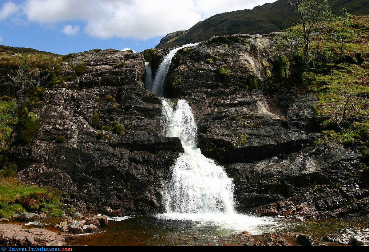 Snow Melt Waterfall
