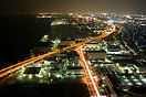 View of down town Osaka from the 49th floor from the ANA Gate Tower Ho...