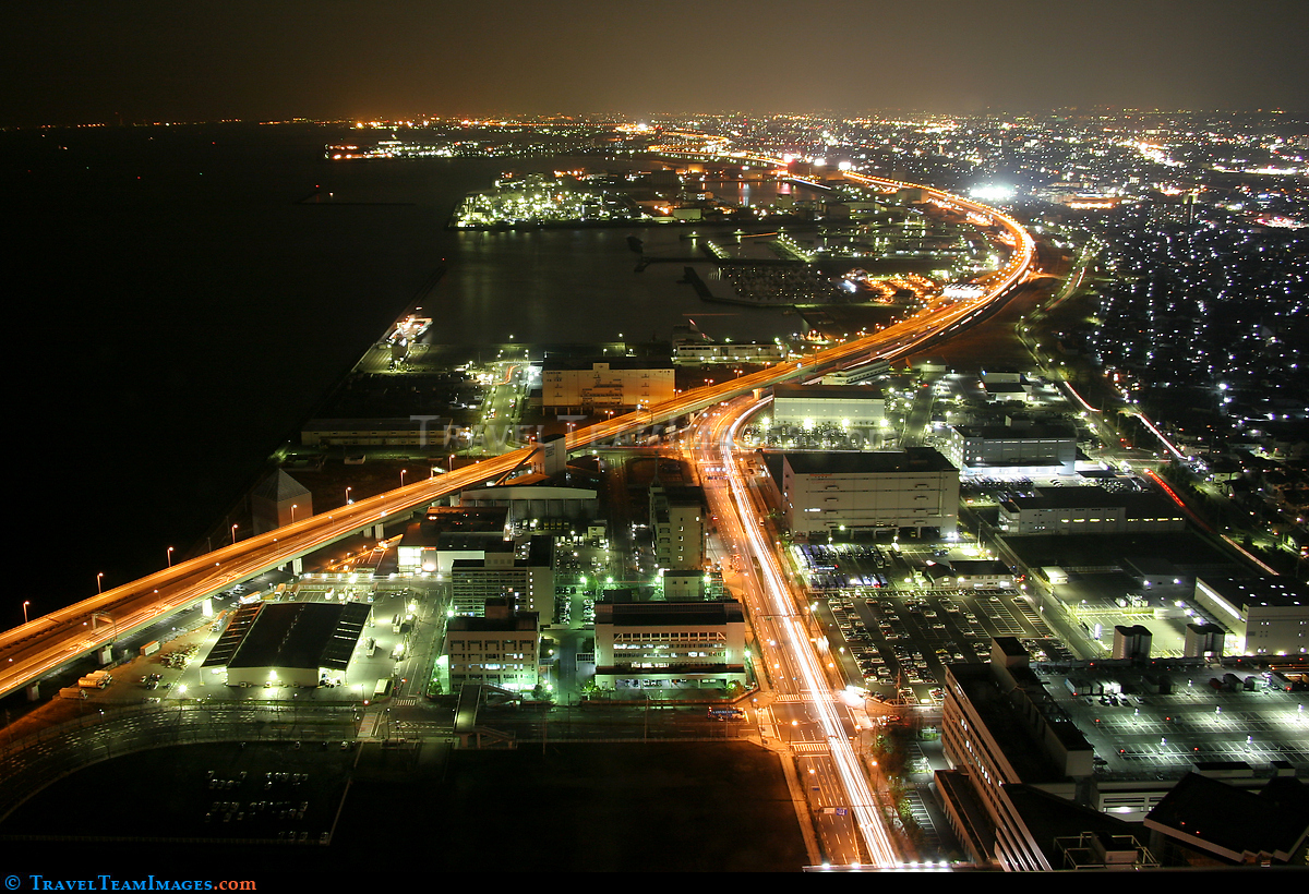 Osaka by night.