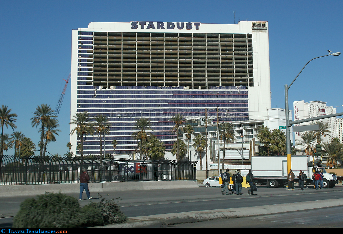 Demolition of the Stardust.
