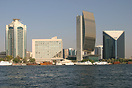 Buildings alongside Dubai Creek