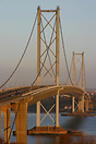 Forth Road Bridge spanning the Firth of Forth, Scotland