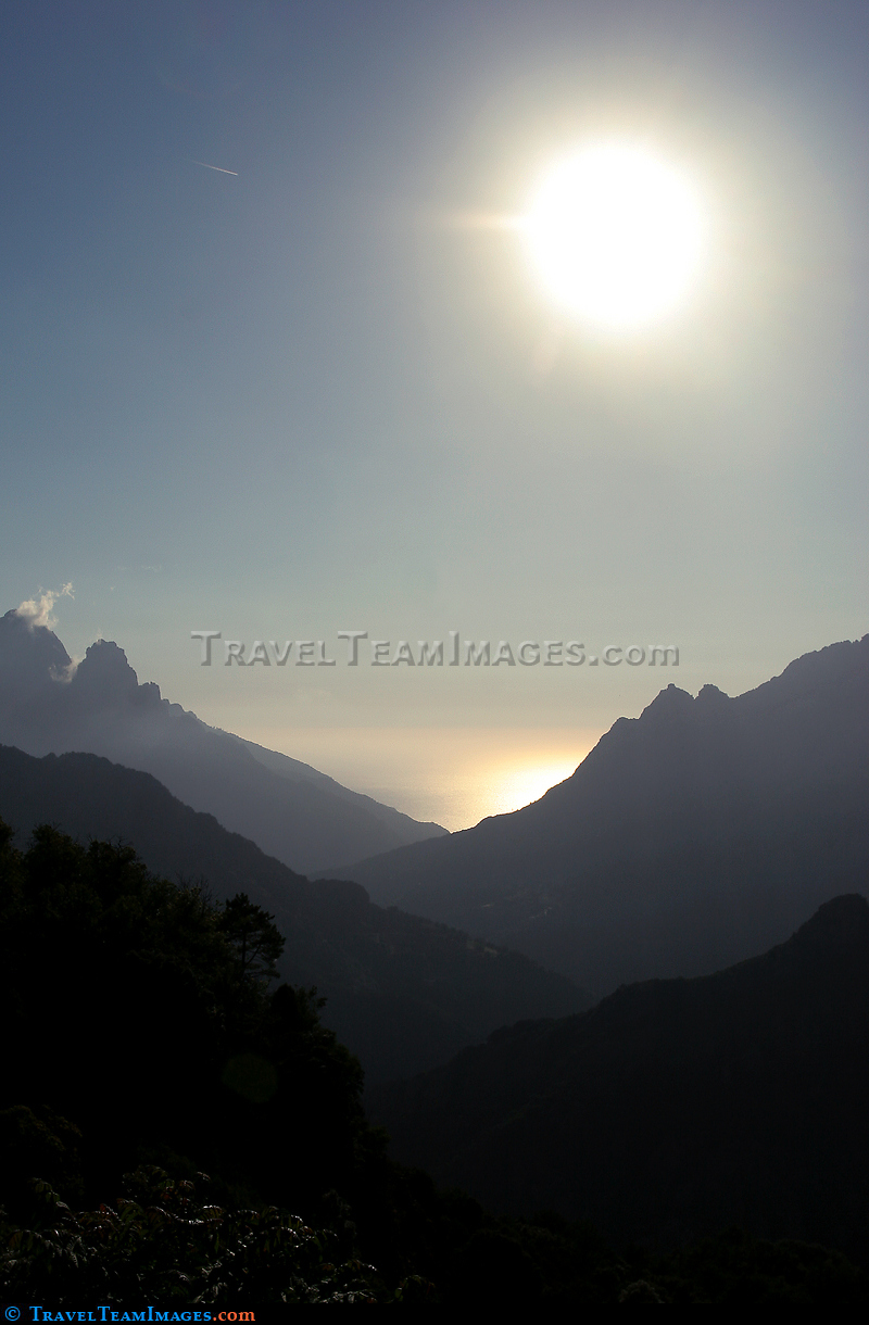Mountains and sea